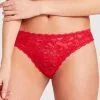 Tanga Sexy Rouge De La Collection Lingerie Permanente Rosessence Par Aubade Paris. -SOUTIEN-GORGE Soldes Boutique Tanga sexy Rosessence gala Aubade rouge HK26 GALA 20