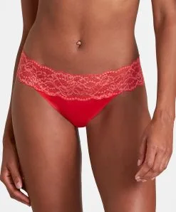 Tanga Collection Lingerie Corail Sweetessence Coloris Grenadine De Chez Aubade Paris.