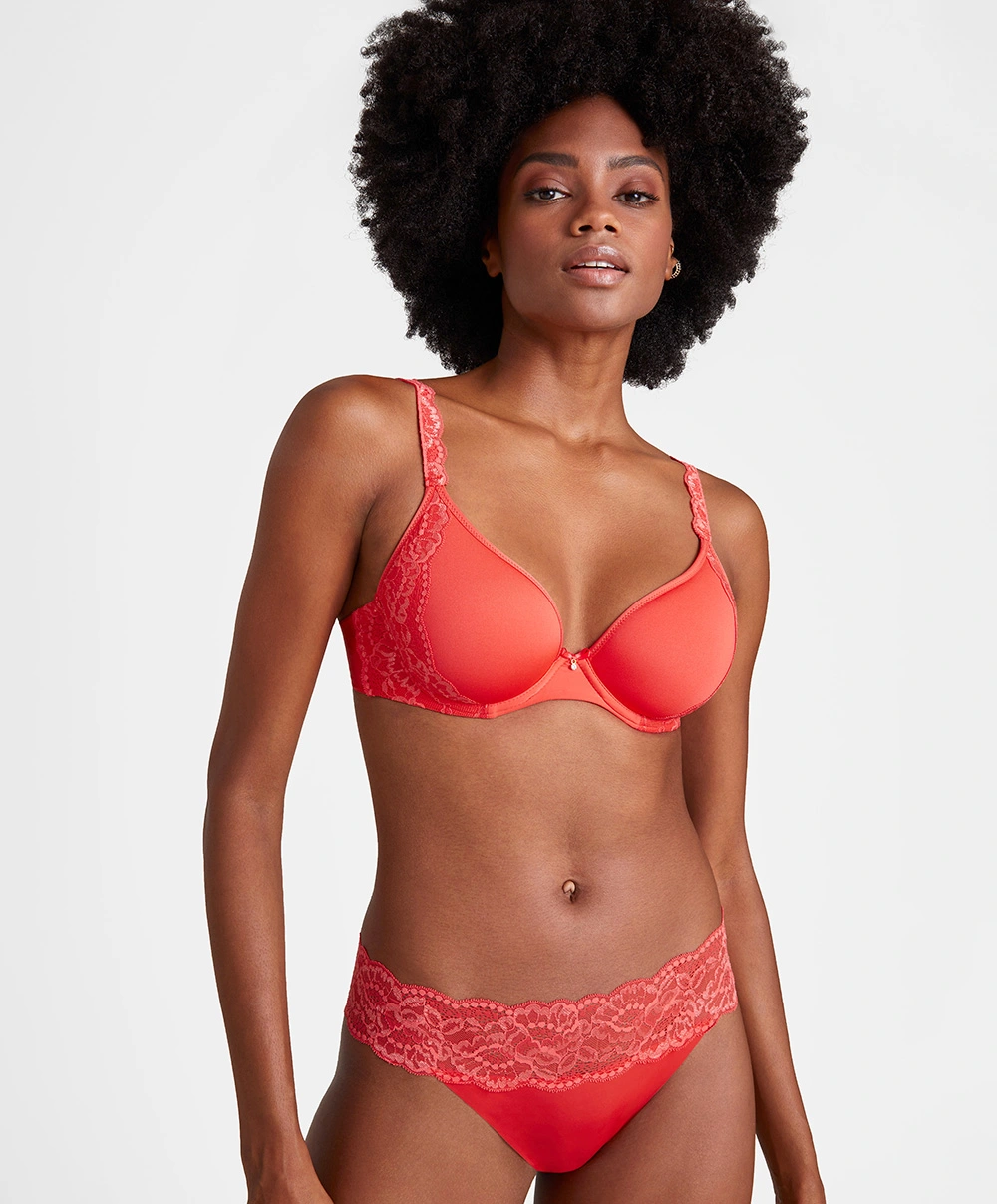 Tanga Collection Lingerie Corail Sweetessence Coloris Grenadine De Chez Aubade Paris. 8 Tanga Collection Lingerie Corail Sweetessence Coloris Grenadine De Chez Aubade Paris. – Image 6