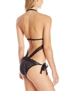 Trikini Transparent En Dentelle Ultra-sexy De La Collection Mythique Et érotique Des Boîtes à Désir Imaginées Par Aubade. 10 Trikini Transparent En Dentelle Ultra-sexy De La Collection Mythique Et érotique Des Boîtes à Désir Imaginées Par Aubade. -SOUTIEN-GORGE Soldes Boutique Trikini boite a desir noir aubade P067 dos