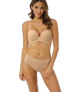 Soutien-gorge Bandeau Grand Maintien à Coques Moulées "contour" Collection Red Carpet Par Wacoal, -SOUTIEN-GORGE Soldes Boutique WA854119 255 Soutien gorge Bandeau Grand Maintien Chair Red Carpet Wacoal 1