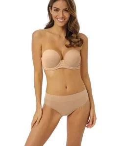 Soutien-gorge Bandeau Grand Maintien à Coques Moulées "contour" Collection Red Carpet Par Wacoal, -SOUTIEN-GORGE Soldes Boutique WA854119 255 Soutien gorge Bandeau Grand Maintien Chair Red Carpet Wacoal 4