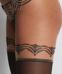 Bas Jarretière Aubade De La Collection Lingerie Hypnolove. -SOUTIEN-GORGE Soldes Boutique bas jarretiere hypnolove Aubade noir LD97 ECLE