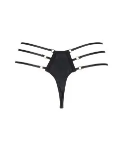 String Sexy Collection Nouvel Eros De La Marque De Lingerie De Luxe Lise Charmel.   -SOUTIEN-GORGE Soldes Boutique mini string Lise Charmel nouvel eros noir et or ACG0930 NR 4