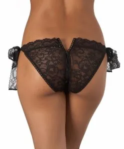Culotte Coquine Aubade Boite à Désir 13 Culotte Coquine Aubade Boite à Désir -SOUTIEN-GORGE Soldes Boutique p020 culotte coquine noir boite a desir aubade dos.jpg