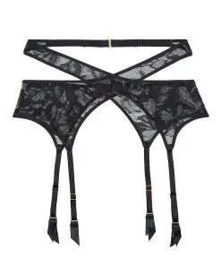 Porte-jarretelles Aubade De La Collection Boites à Désir Twist And Love. -SOUTIEN-GORGE Soldes Boutique porte jarretelles twist and love Boite a desir Aubade noir P050R NOIR 2