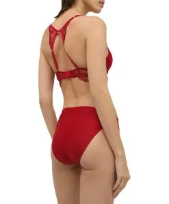 Slip Lise Charmel De La Collection Lingerie Rouge Tellement Glamour. -SOUTIEN-GORGE Soldes Boutique slip fantaisie Lise Charmel tellement glamour rubis ACH0204 SR 104