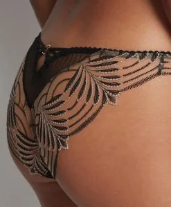 Slip Italien Aubade De La Collection Lingerie Hypnolove. -SOUTIEN-GORGE Soldes Boutique slip italien hypnolove Aubade noir LD27 ECLE 4