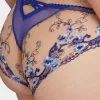 Slip Italien - Collection Lingerie Aubade Idylle à Giverny. 2 Slip Italien - Collection Lingerie Aubade Idylle à Giverny. -SOUTIEN-GORGE Soldes Boutique slip italien idylle a giverny Aubade bleu IF27 MBLE 3
