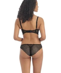 Soutien-gorge Bustier Sans Armatures Collection Erin De La Marque Freya. -SOUTIEN-GORGE Soldes Boutique soutien gorge armatures plongeant Freya erin noir AA3233 BLK 3