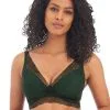 Soutien-gorge Bustier Sans Armatures Collection Erin De La Marque Freya. -SOUTIEN-GORGE Soldes Boutique soutien gorge armatures plongeant Freya erin vert AA3233 DPE